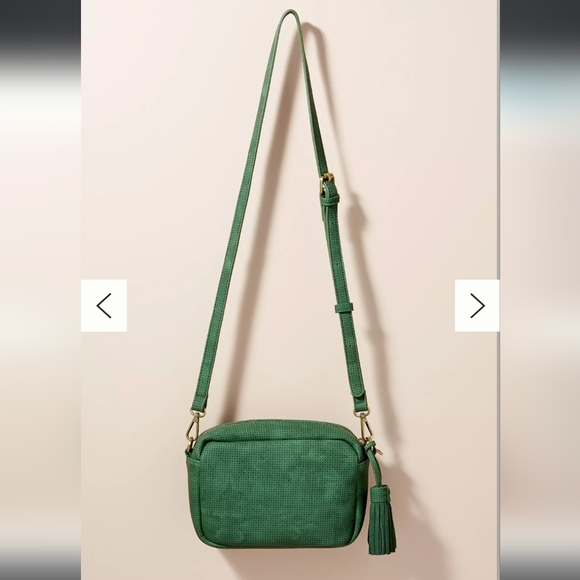 Nori Perforated Faux Suede Crossbody Purse from Anthropologie - Picture 7 of 15